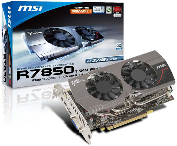 MSI R7850 Twin Frozr 2GD5/OC MSI R7850 Twin Frozr 2GD5/OC