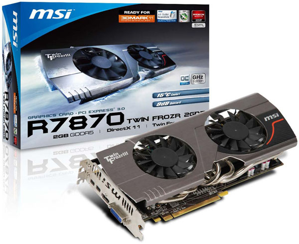 MSI R7870 Twin Frozr 2GD5/OC MSI R7870 Twin Frozr 2GD5/OC