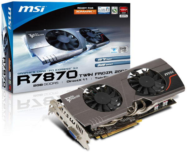 MSI R7870 Twin Frozr 2GD5 MSI R7870 Twin Frozr 2GD5
