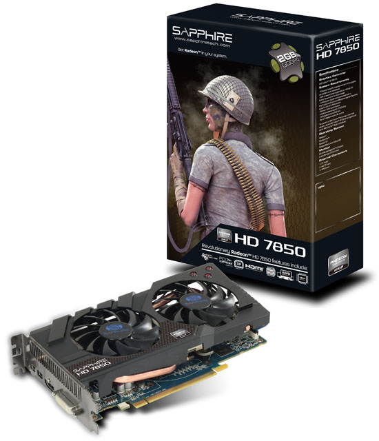 Sapphire Radeon HD 7850 2GB GDDR5 Sapphire Radeon HD 7850 2GB GDDR5