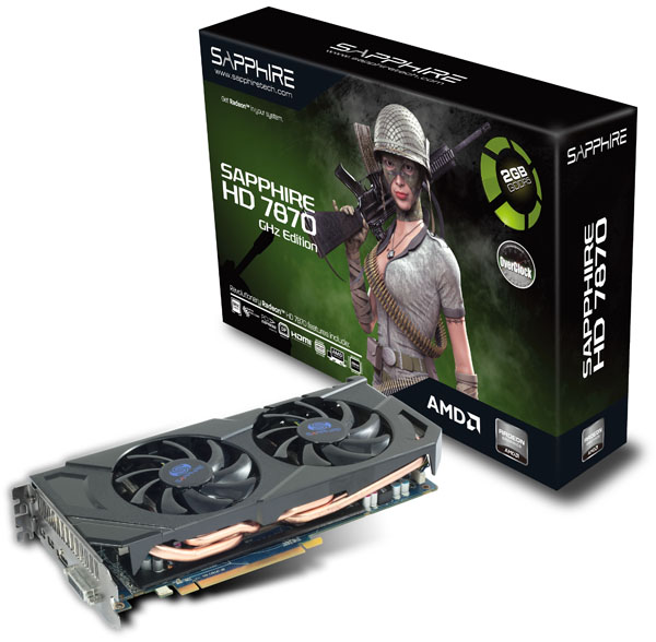 Sapphire Radeon HD 7870 GHz Edition OC 2GB GDDR5 Sapphire Radeon HD 7870 GHz Edition OC 2GB GDDR5