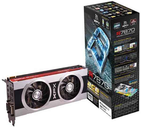 XFX Radeon HD 7870 Double Dissipation Edition XFX Radeon HD 7870 Double Dissipation Edition