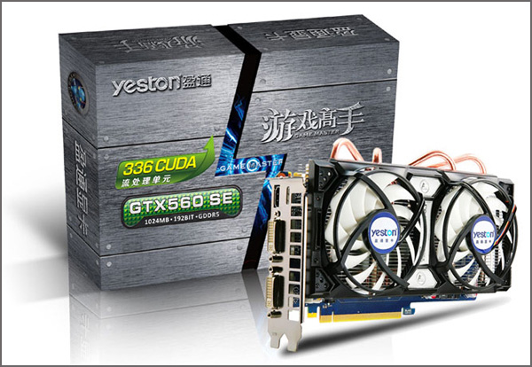  Yeston GeForce GTX 560 SE GameMaster 