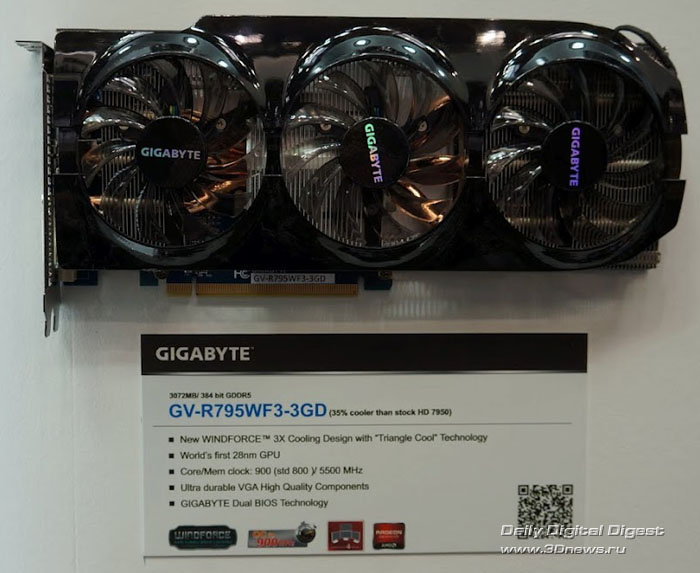 GIGABYTE GV-R795WF3-3GD GIGABYTE GV-R795WF3-3GD