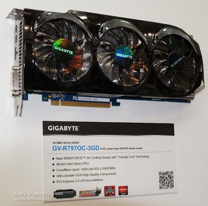 GIGABYTE GV-R797OC-3GD GIGABYTE GV-R797OC-3GD
