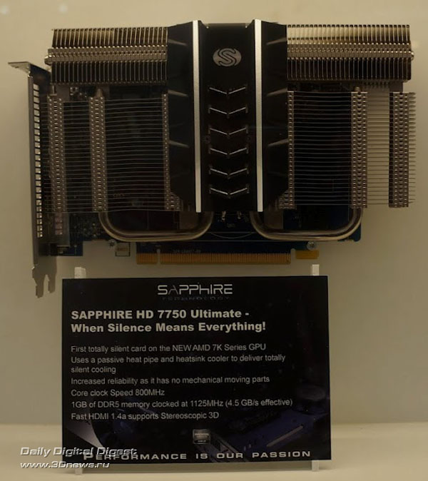 Sapphire Radeon HD 7750 ULTIMATE Sapphire Radeon HD 7750 ULTIMATE