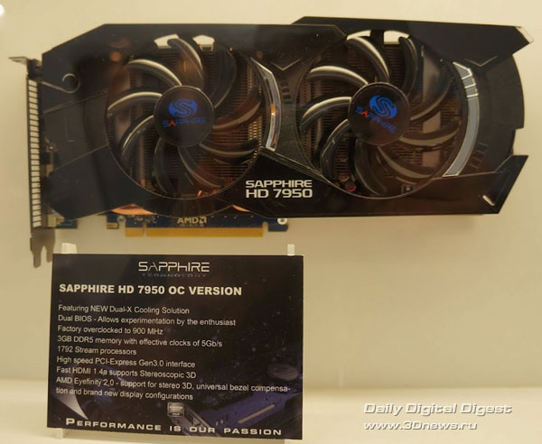 Sapphire Radeon HD 7950 OC Version Sapphire Radeon HD 7950 OC Version