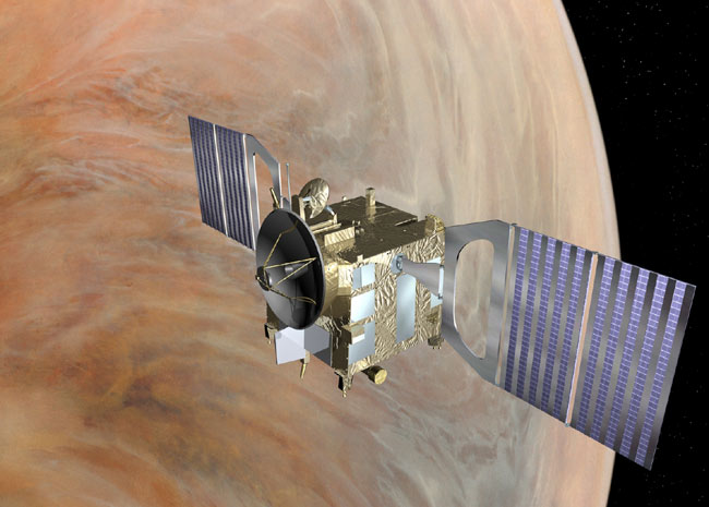 Исследовательский зонд Venus Express глазами художника Исследовательский зонд Venus Express глазами художника