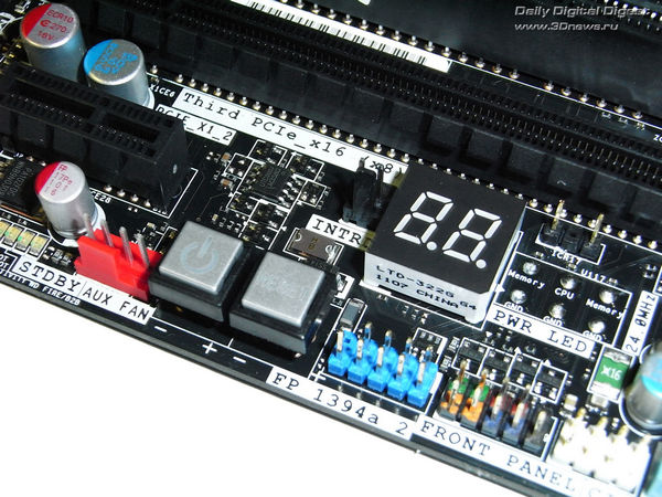  Intel DX79SI кнопки 1 