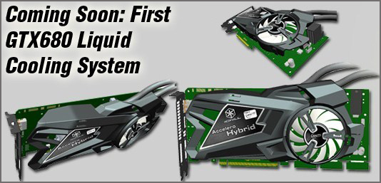 Inno3D GeForce GTX 680 with Accelero Hybrid Cooler Inno3D GeForce GTX 680 with Accelero Hybrid Cooler