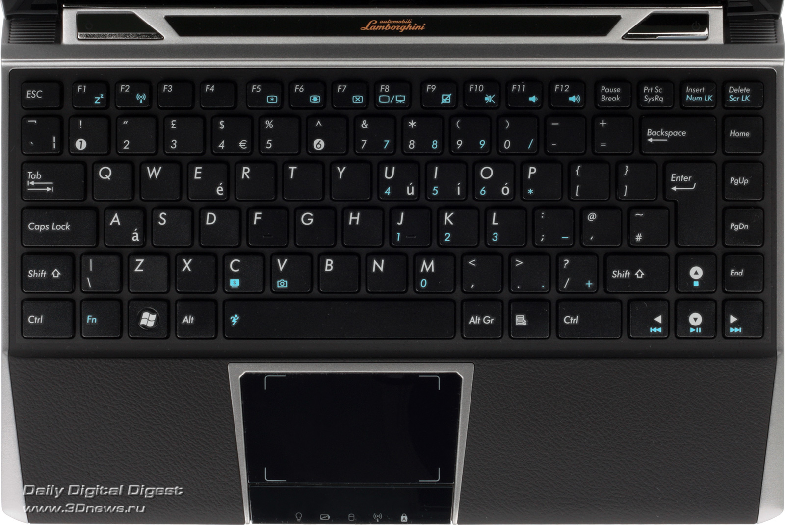 Нетбук ASUS Lamborghini VX6S с новым процессором Intel Atom D2700 /  Ноутбуки и ПК