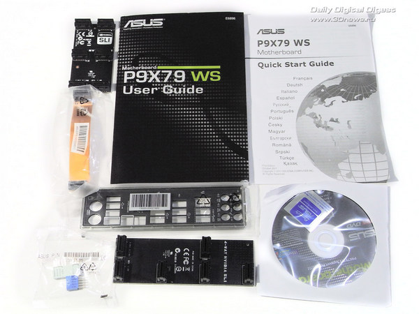  ASUS P9X79 WS комплектация 