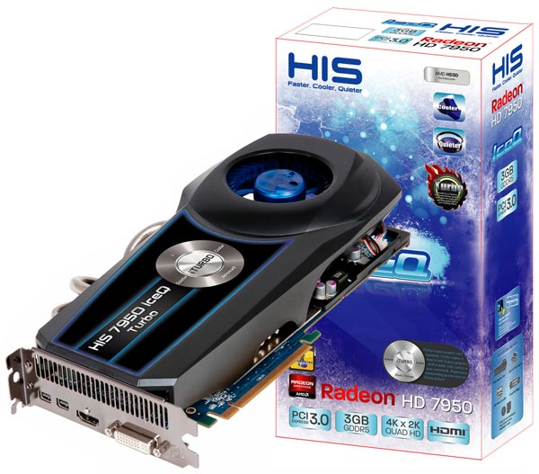  HIS Radeon HD 7950 IceQ Turbo 3GB GDDR5 