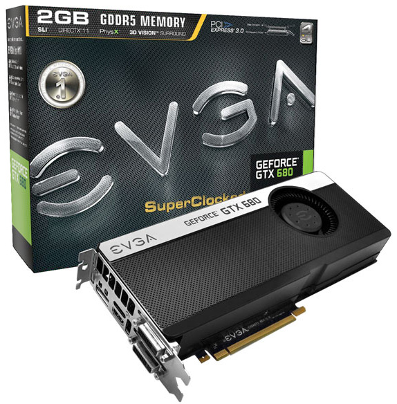  EVGA GeForce GTX 680 SC Signature 