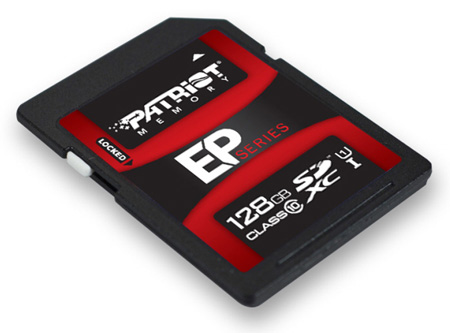  Patriot EP Series Class 10 128GB SDXC Card 