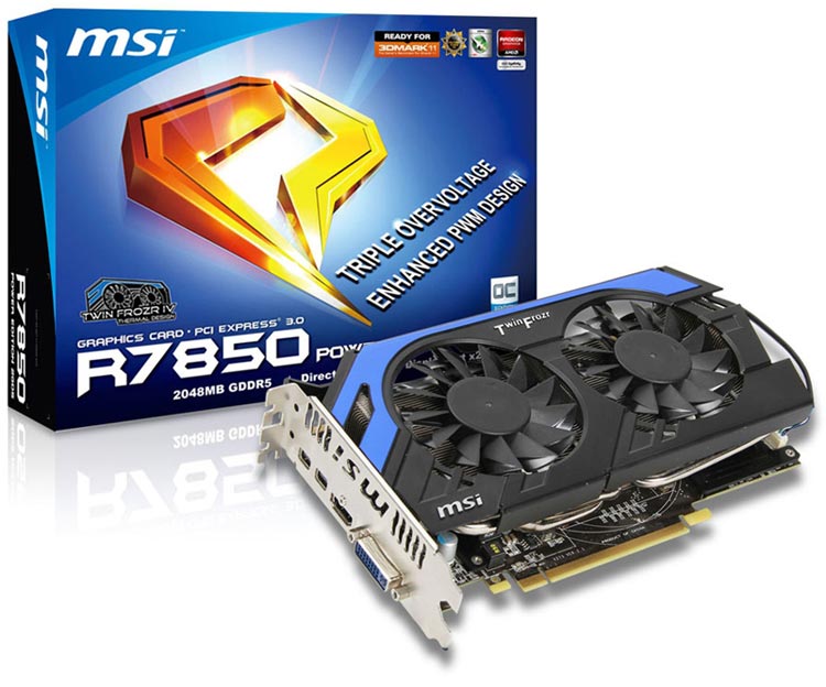 MSI R7850 Power Edition 2GD5/OC MSI R7850 Power Edition 2GD5/OC
