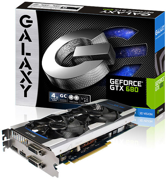 GALAXY GeForce GTX 680 GC 4GB GALAXY GeForce GTX 680 GC 4GB