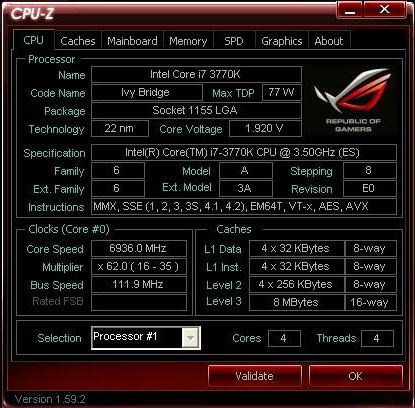  Core i7 3770K на частоте 6,93 ГГц походит 3DMark2001 SE 