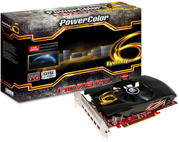  PowerColor Radeon HD 7870 2GB GDDR5 Eyefinity 6 Edition 