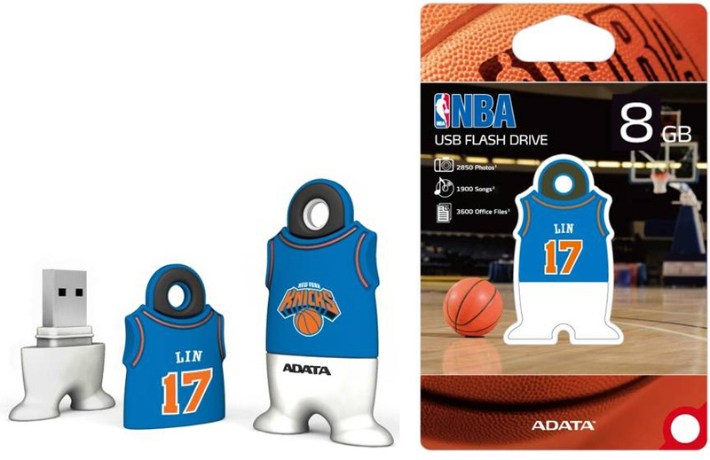 ADATA Jeremy Lin New York Knicks NBA Flash Drive ADATA Jeremy Lin New York Knicks NBA Flash Drive