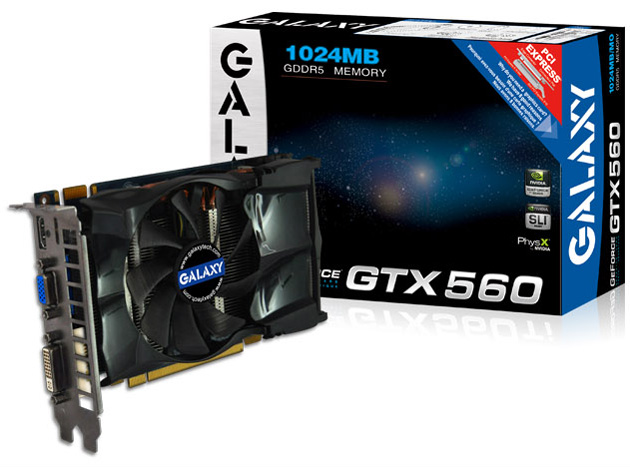  GALAXY GeForce GTX 560 SE 