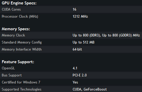 GPU GT218 снова в цене: GeForce 405M
