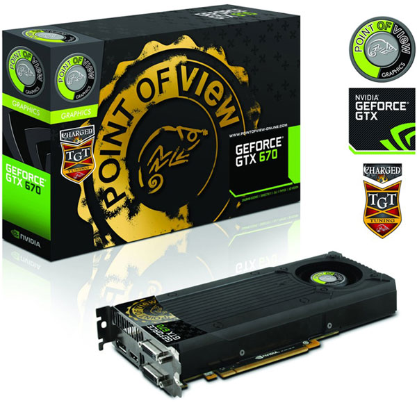 Point of View TGT Series GeForce GTX 670 Charged Point of View TGT Series GeForce GTX 670 Charged
