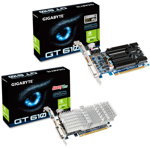  GIGABYTE GeForce GT 610 