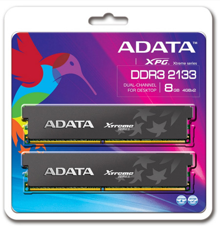  ADATA 8GB XPG Xtreme Series DDR3-2133X Dual Memory Kit 