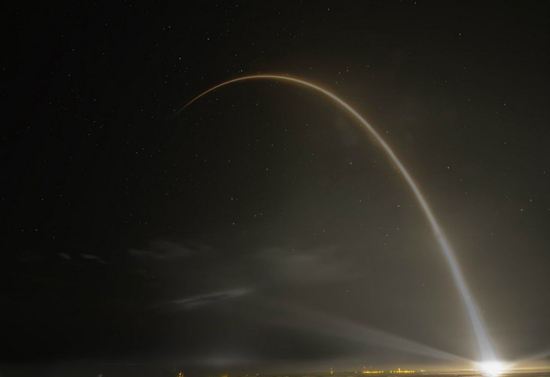 Запуск ракеты Falcon 9 с мыса Канаверал 22 мая Запуск ракеты Falcon 9 с мыса Канаверал 22 мая