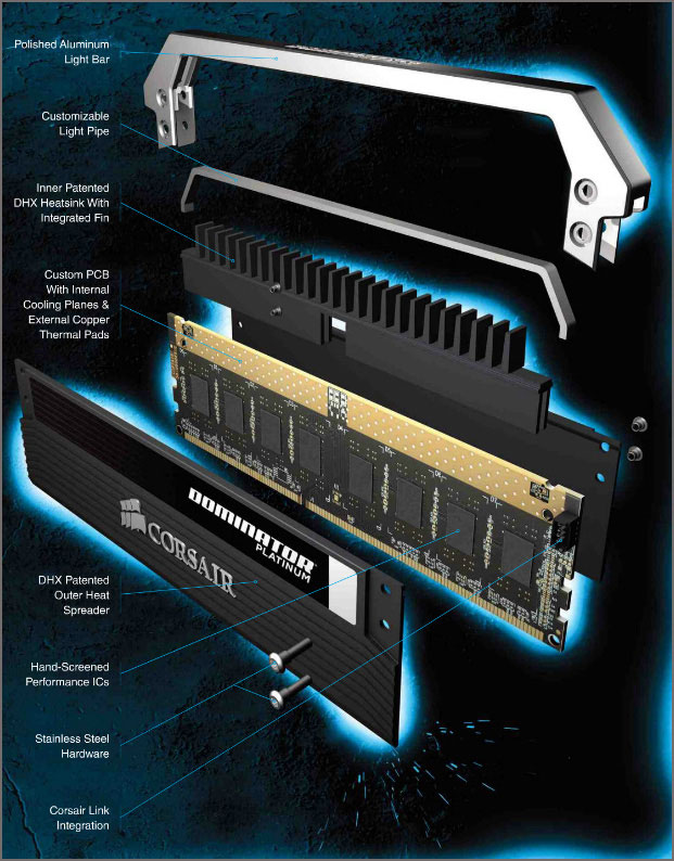 Corsair DOMINATOR Platinum DDR3-3000 Memory Module Corsair DOMINATOR Platinum DDR3-3000 Memory Module