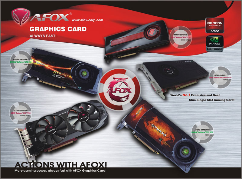 AFOX Graphics Cards AFOX Graphics Cards