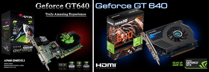  GeForce GT 640 