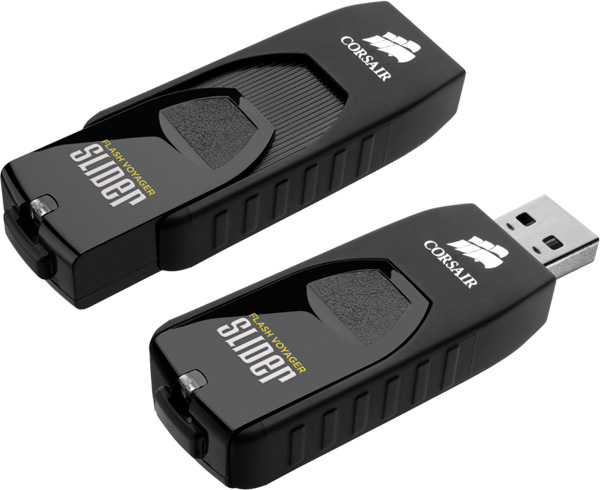 Corsair Flash Voyager Slider USB 3.0 Drives Corsair Flash Voyager Slider USB 3.0 Drives