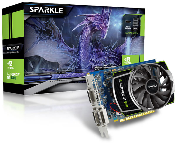  SPARKLE GeForce GT 640 OC 1G 
