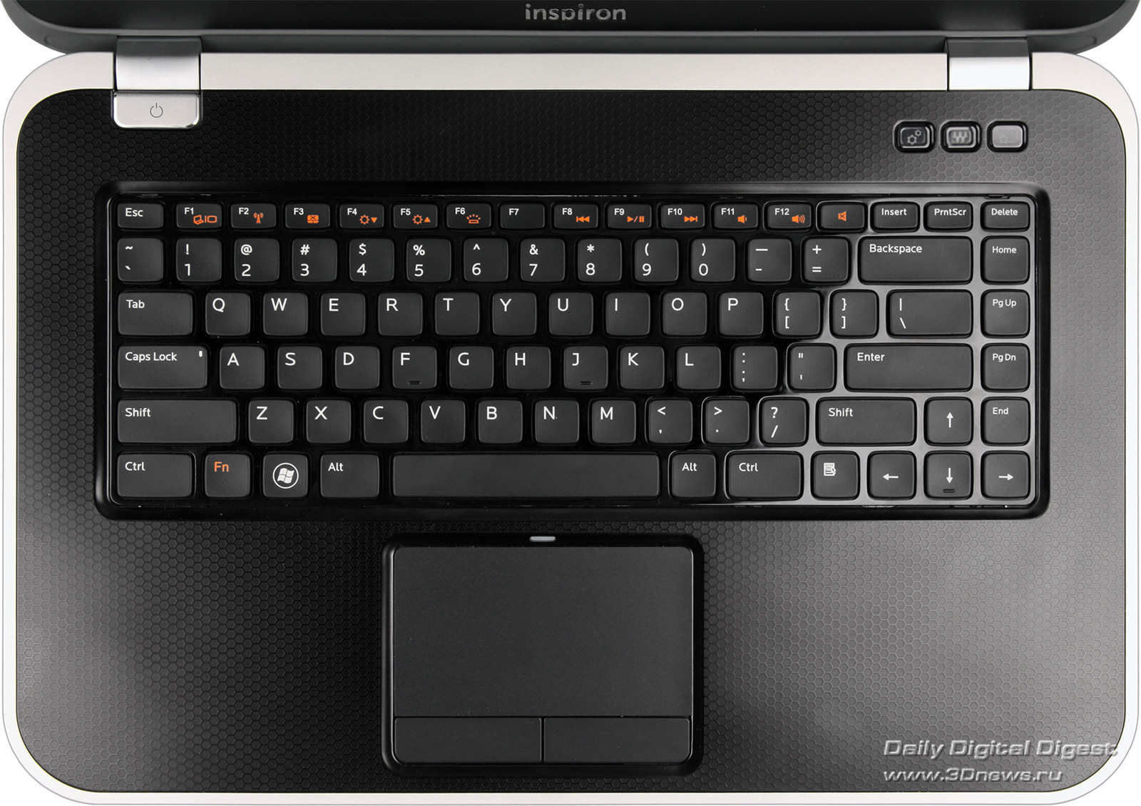 Фотография клавиатуры ноутбука