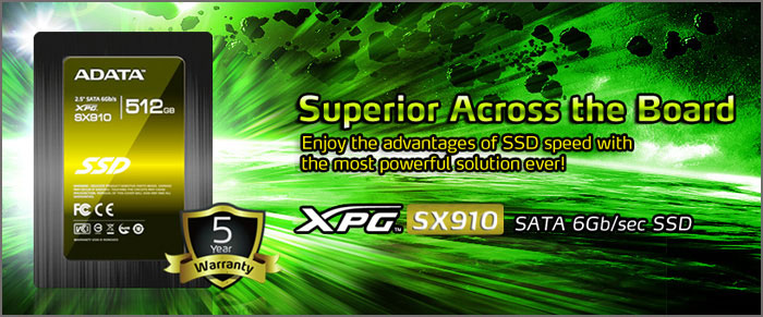 ADATA XPG SX910 SSD ADATA XPG SX910 SSD