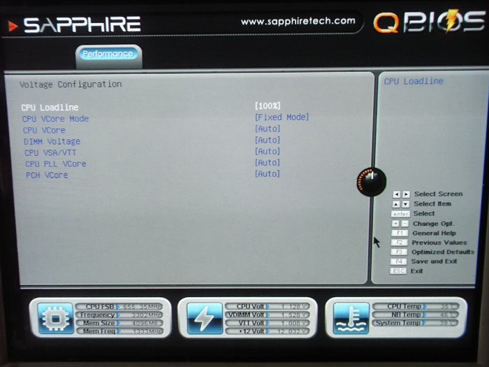  Sapphire PURE Platinum Z77K настройки разгона 2 