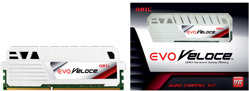 GeIL EVO Veloce DDR3 Frost White Memory Module GeIL EVO Veloce DDR3 Frost White Memory Module