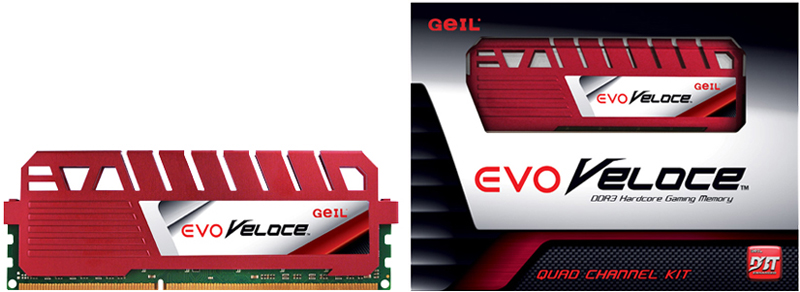 GeIL EVO Veloce DDR3 Hot-rod Red Memory Module GeIL EVO Veloce DDR3 Hot-rod Red Memory Module