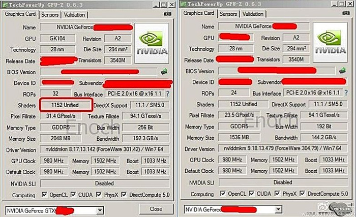 О разрядности шины памяти GeForce GTX 660 Ti/GTX 660