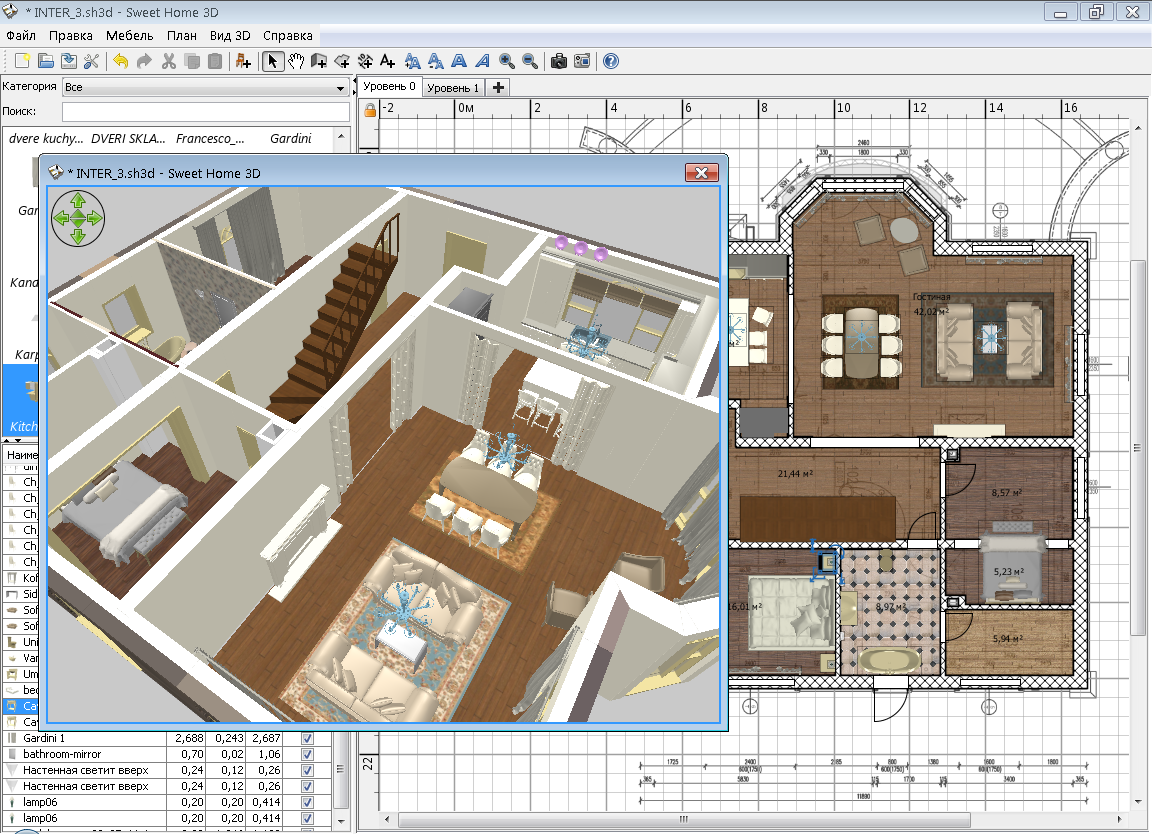 Sweet home 3d создать дом (99) фото