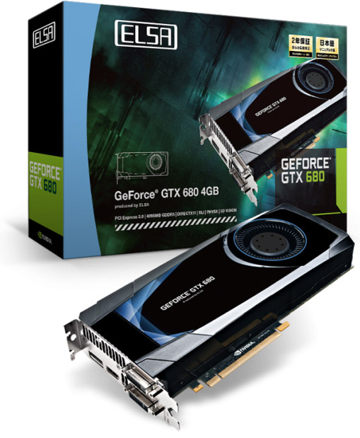 ELSA GeForce GTX 680 4GB ELSA GeForce GTX 680 4GB
