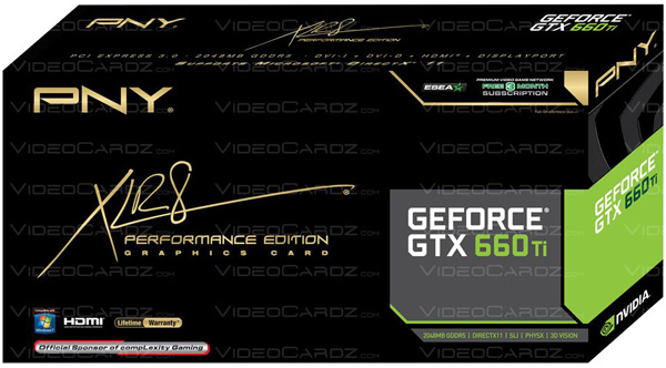 PNY XLR8 Performance Edition GeForce GTX 660 Ti 2GB GDDR5 PNY XLR8 Performance Edition GeForce GTX 660 Ti 2GB GDDR5