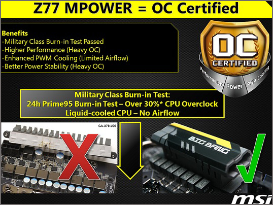 MSI Big Bang Z77 MPower MSI Big Bang Z77 MPower