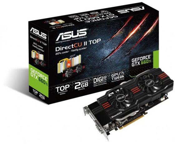 ASUS GeForce GTX 660 Ti DirectCU II TOP Edition ASUS GeForce GTX 660 Ti DirectCU II TOP Edition