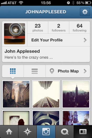 Профиль Instagram 3.0