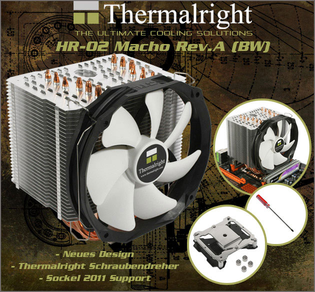 Thermalright HR-02 Macho Rev. A (BW) Thermalright HR-02 Macho Rev. A (BW)