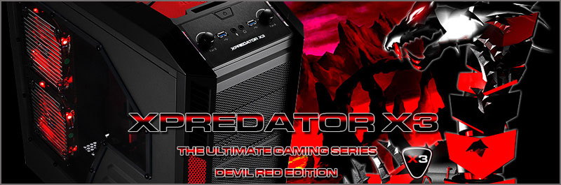  Aerocool XPREDATOR X3 Devil Red Edition 