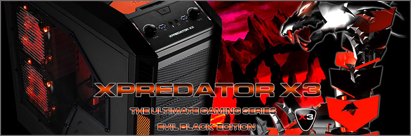  Aerocool XPREDATOR X3 Evil Black Edition 